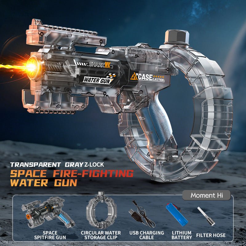 Flame-Throwing Version Energy Ring Space Water Gun for Children - veloura