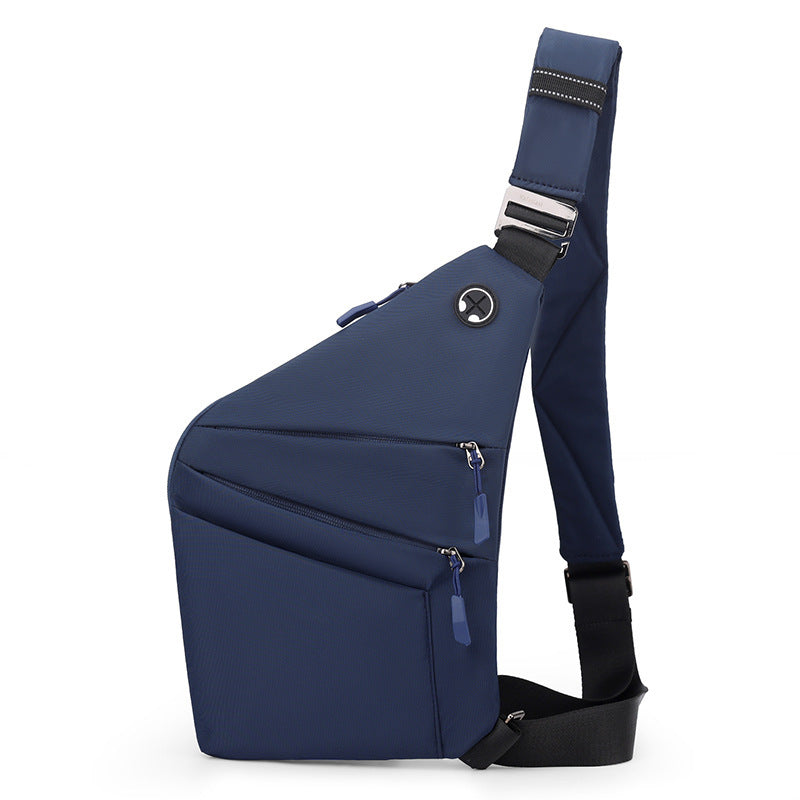 Water-Resistant Oxford Chest Bag veloura