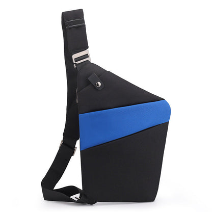 Water-Resistant Oxford Chest Bag veloura