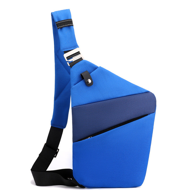 Water-Resistant Oxford Chest Bag veloura
