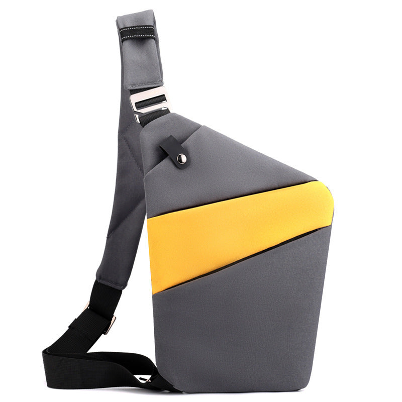 Water-Resistant Oxford Chest Bag veloura