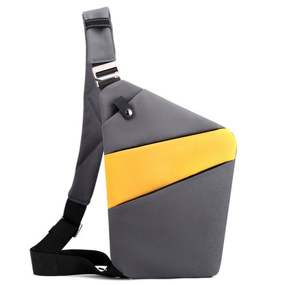 Water-Resistant Oxford Chest Bag veloura