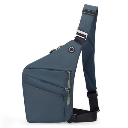 Water-Resistant Oxford Chest Bag veloura