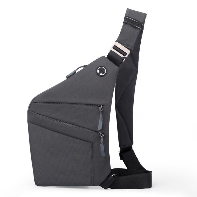Water-Resistant Oxford Chest Bag veloura