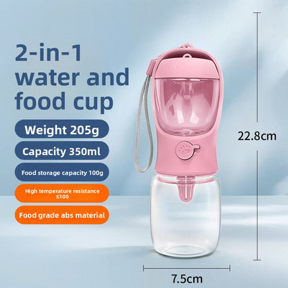 Portable Pet Water and Food Cup veloura