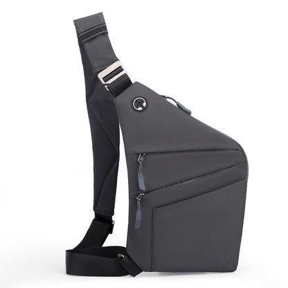 Water-Resistant Oxford Chest Bag veloura