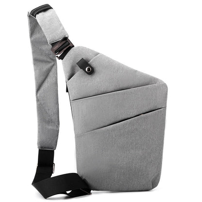 Water-Resistant Oxford Chest Bag veloura