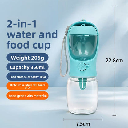 Portable Pet Water and Food Cup veloura
