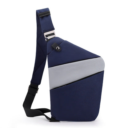Water-Resistant Oxford Chest Bag veloura