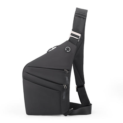 Water-Resistant Oxford Chest Bag veloura