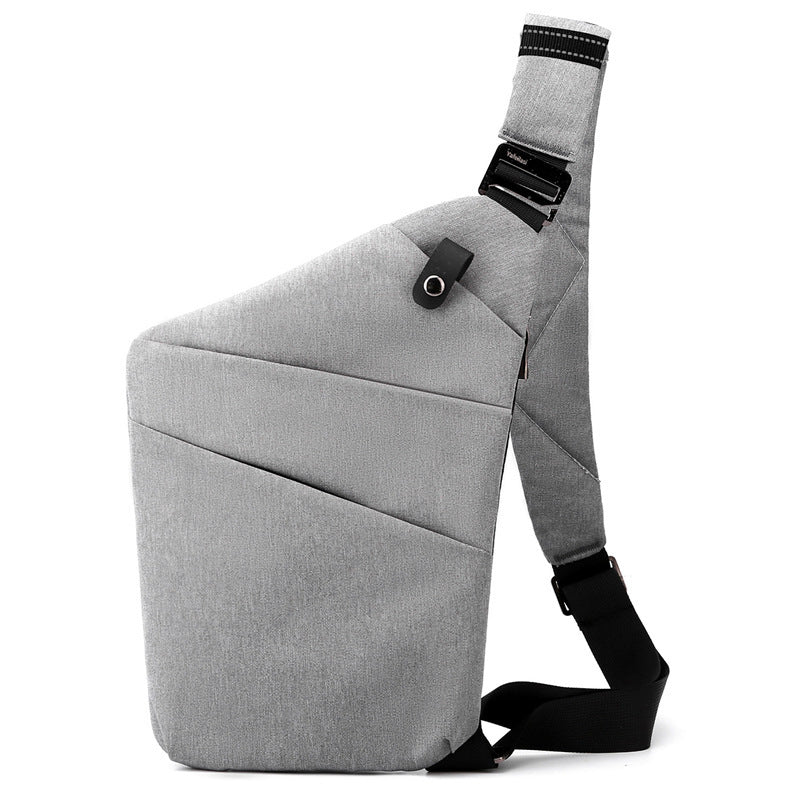 Water-Resistant Oxford Chest Bag veloura