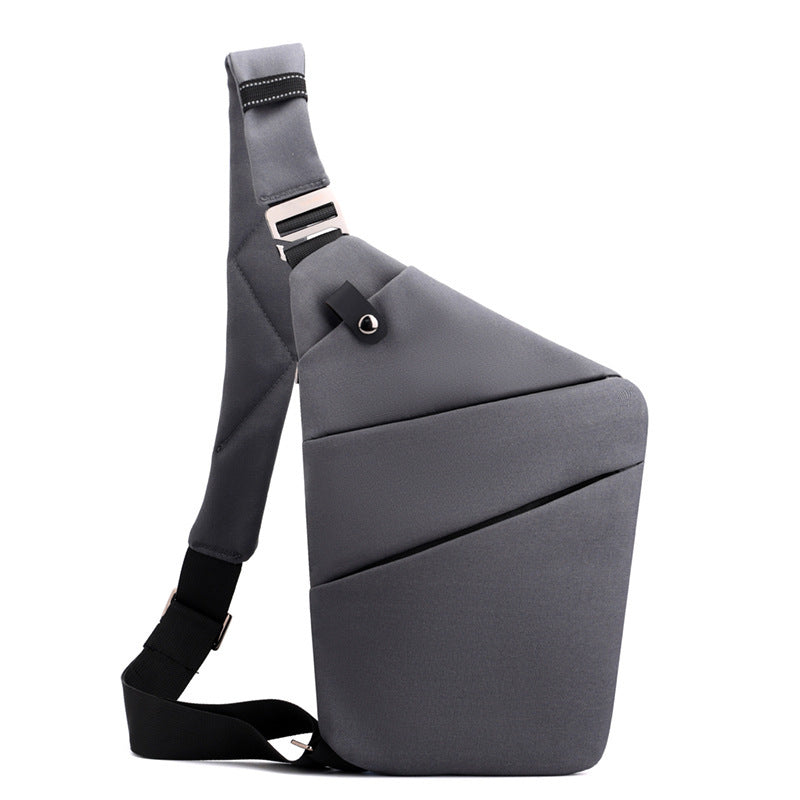 Water-Resistant Oxford Chest Bag veloura