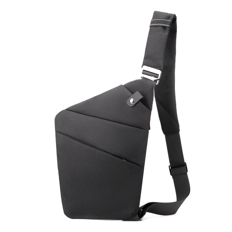 Water-Resistant Oxford Chest Bag veloura