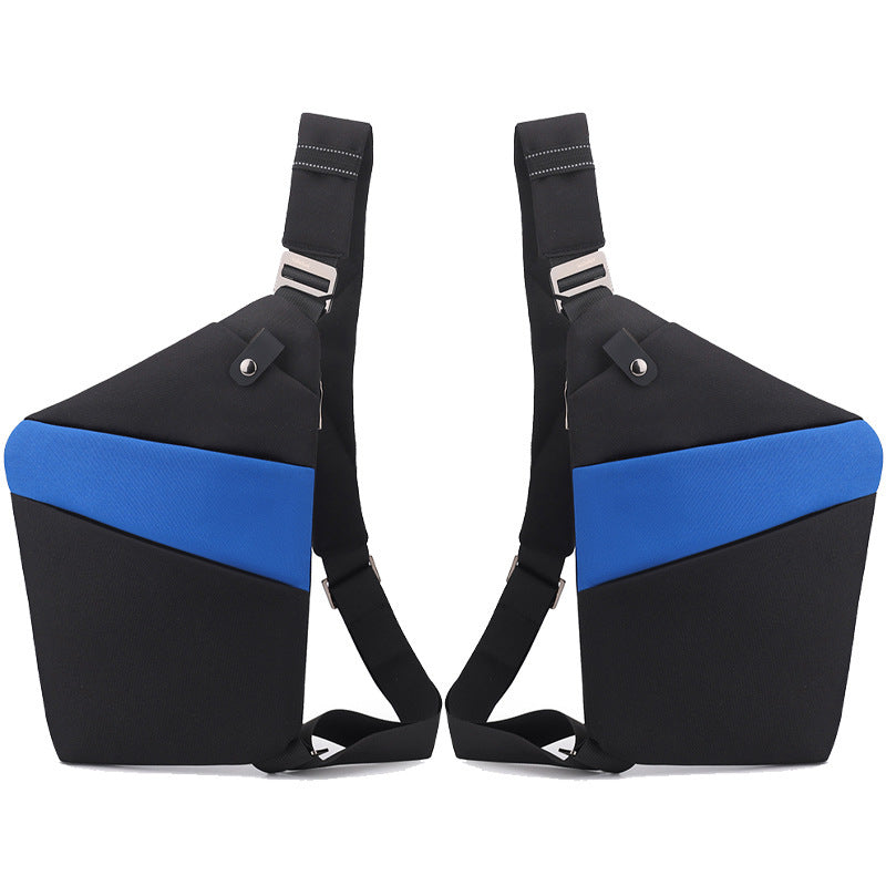 Water-Resistant Oxford Chest Bag veloura