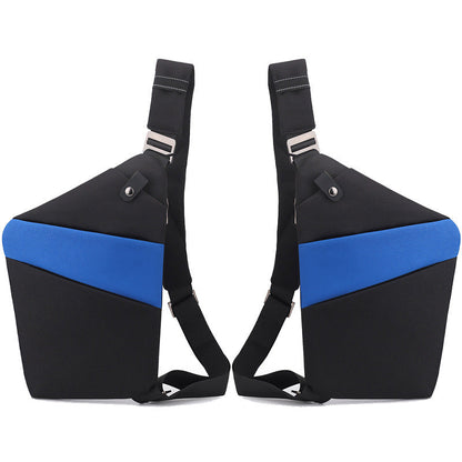 Water-Resistant Oxford Chest Bag veloura