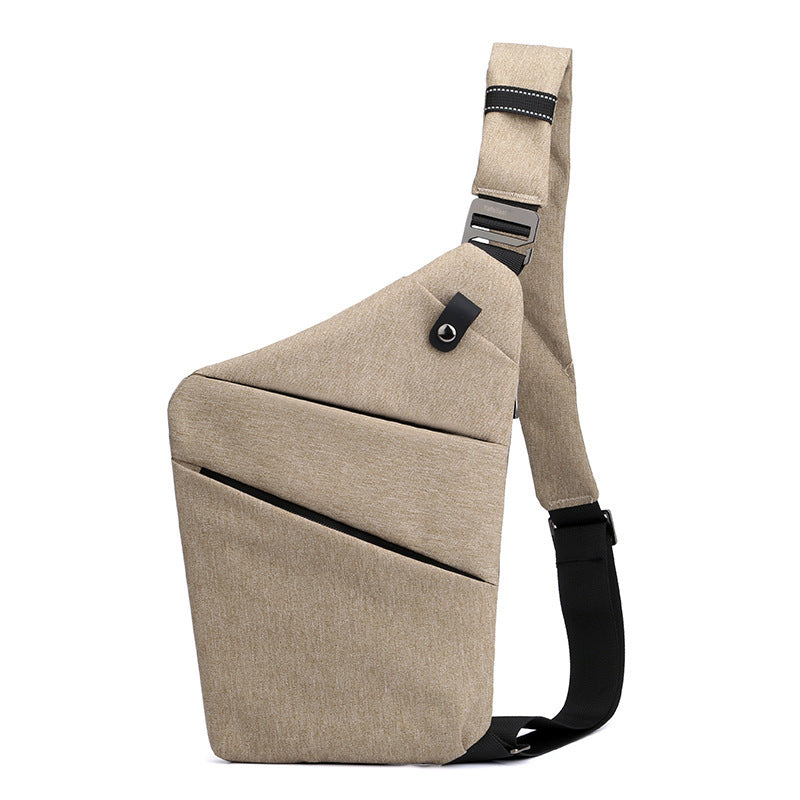 Water-Resistant Oxford Chest Bag veloura