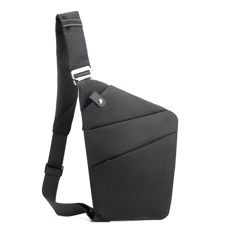 Water-Resistant Oxford Chest Bag veloura