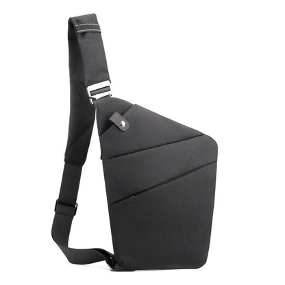 Water-Resistant Oxford Chest Bag veloura