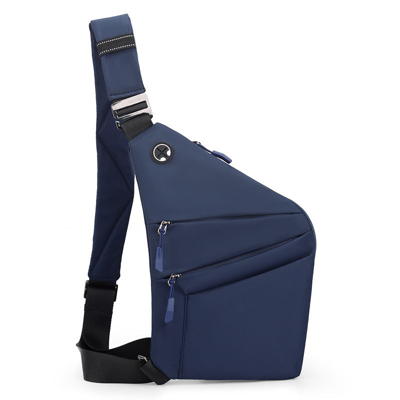 Water-Resistant Oxford Chest Bag veloura