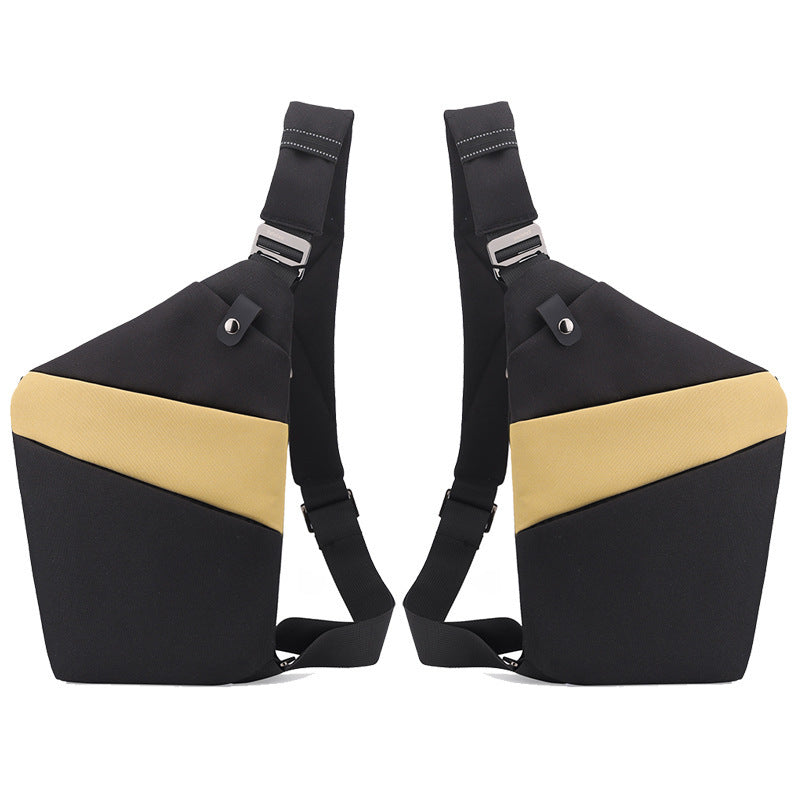 Water-Resistant Oxford Chest Bag veloura