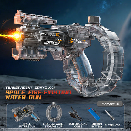 Flame-Throwing Version Energy Ring Space Water Gun for Children veloura