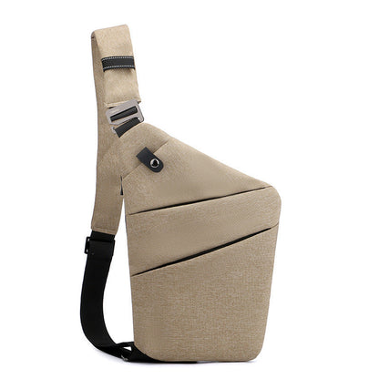 Water-Resistant Oxford Chest Bag veloura