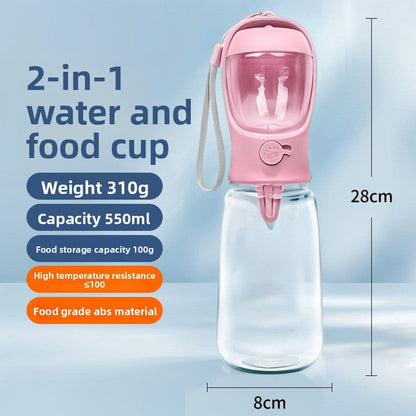 Portable Pet Water and Food Cup veloura