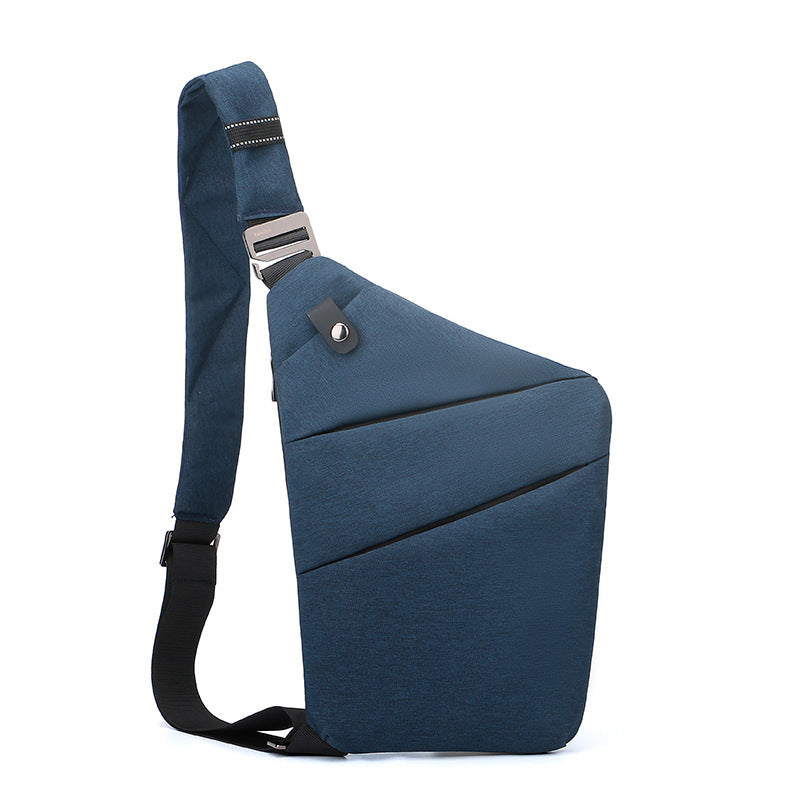 Water-Resistant Oxford Chest Bag veloura