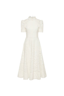 Kitsu Short Sleeve Midi Dress veloura