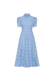 Kitsu Short Sleeve Midi Dress - veloura