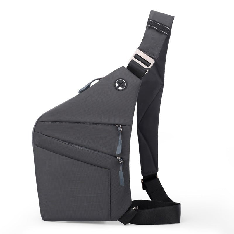 Water-Resistant Oxford Chest Bag - veloura