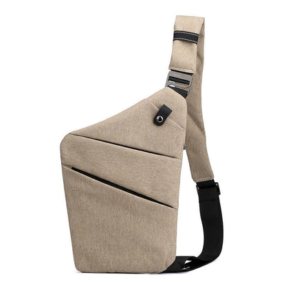 Water-Resistant Oxford Chest Bag - veloura