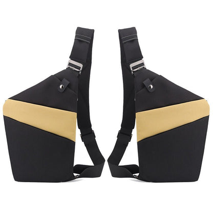 Water-Resistant Oxford Chest Bag - veloura
