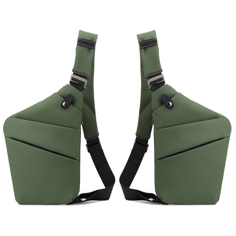 Water-Resistant Oxford Chest Bag - veloura