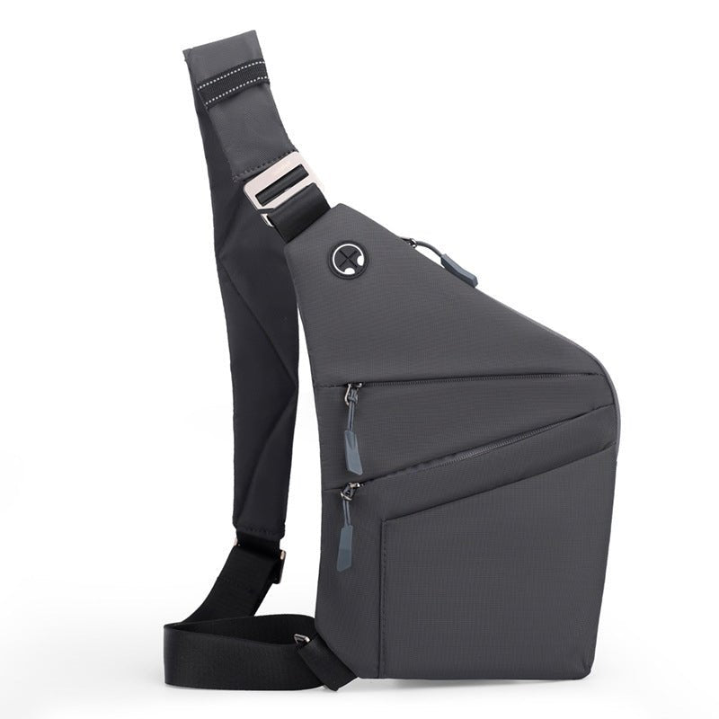 Water-Resistant Oxford Chest Bag - veloura