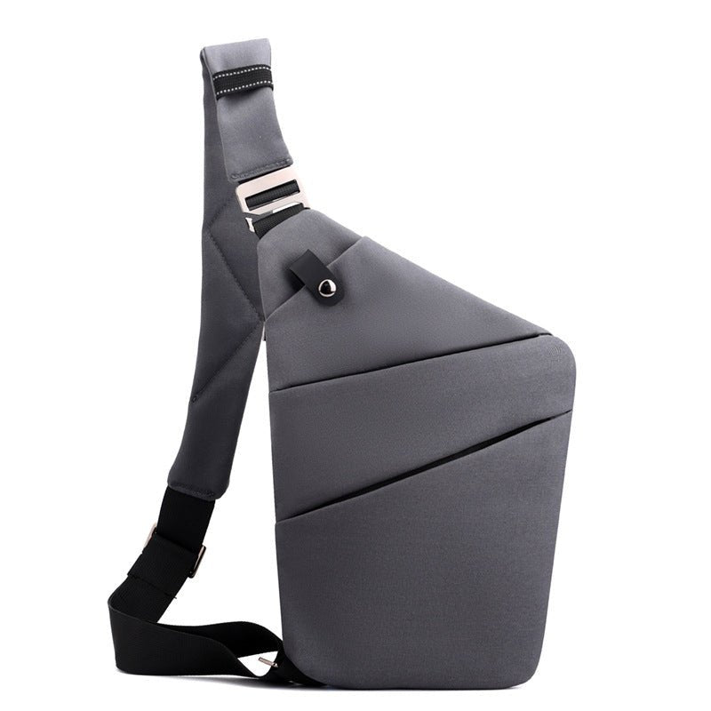 Water-Resistant Oxford Chest Bag - veloura