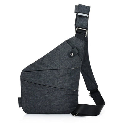 Water-Resistant Oxford Chest Bag - veloura