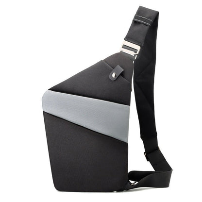 Water-Resistant Oxford Chest Bag - veloura